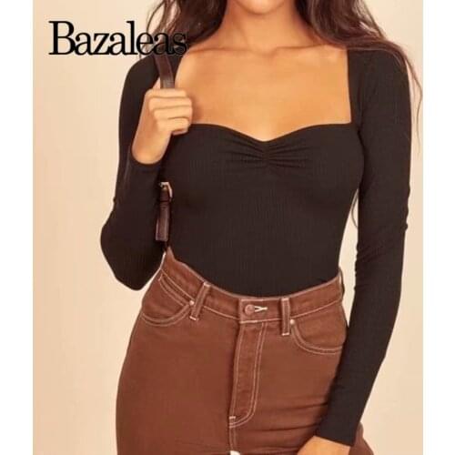 Bazaleas Women's Ruffle Shirts