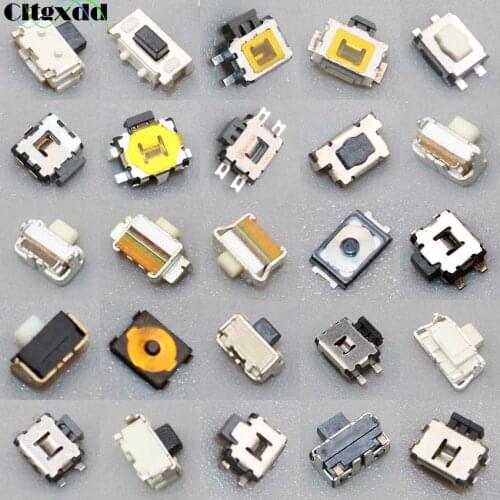 Cltgxdd 25models Touch ON OFF Micro Switch For Xiaomi Samsung Moto N6120 Tactile Push Button Switch 3*6*3.5mm 2*4*3.5mm