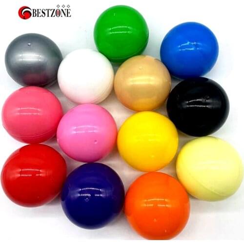 20Pcs/Lot 75MM Colorful Empty Plastic Capsules 3" Gashapon Container Shell For Vending Machine Or Kids Gift Beautiful