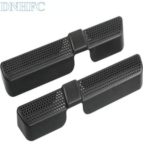 DNHFC 2PCS Car Seat Air Conditioning Vent Cover Frame Interior Air Outlet Protective Dust Cover for Tiguan Mk2 2017 2018