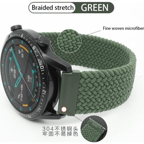 Elastic Nylon Band For Garmin Vivoactive 3/4 Forerunner 245 645 Music WatchBand For Garmin Venu Bracelet Wrist Strap 22mm 20mm