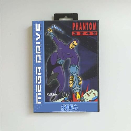 Phantom 2040 - EUR Cover With Retail Box 16 Bit MD Game Card for Megadrive Genesis Video Game Console