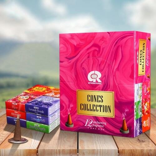 India Incense Series Jasmine Lavender Rose Vanilla Aroma Fragrance Cone Incense Tower Bullet Living Room House Aromatic Cones
