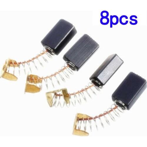 8Pcs Carbon Brushes For Electric Motors Angle Grinder Motor Carbon Brushes Replacement Part For Power Tool