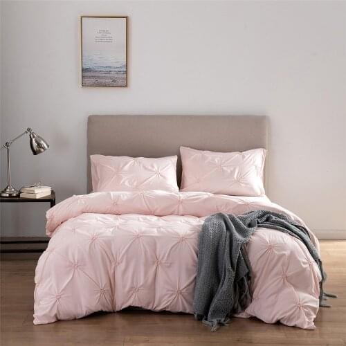 3Pcs gray wash bedding set Bedding cover Set Luxury Home Textile US King size bed set bedclothes quilt covers Duvet cover set