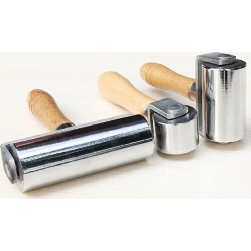 DIY Leather Handwork Smoother Leather Roller Tool Leathercraft DIY Handmade Crafts Leather Press Tool