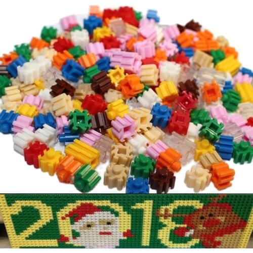 1000pcs Mixed Color Micro Building Blocks 6*6mm DIY Creative Small Bricks Educational Toys For Children Kids Gifts