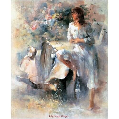 Nostalgia - Counted Cross Stitch Kits - Handmade Needlework For Embroidery 14 ct Cross Stitch Sets DMC Color