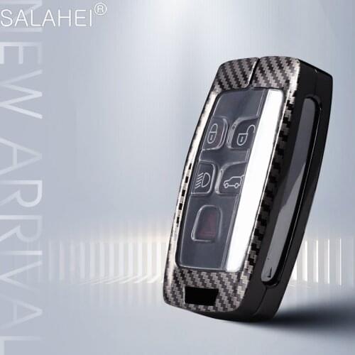 Zinc Alloy+TPU New Car Key Case Cover For Land Rover Range Rover Sport A9 Discovery 2 3 4 Sport For Jaguar XF A8 A9 X8 XE XF XFL