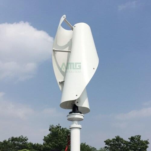 2017 new developed wind generator 300w 12v/24v vertical axis wind turbine with 12v 24v AUTO wind solar hybrid MPPT controller