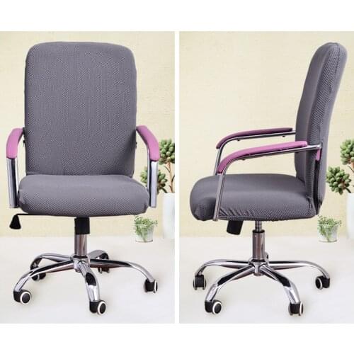 Office computer chair cover Armrest seat cover Siamese elasticity Side Zipper Design Chair Cover