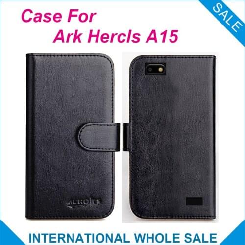 Original! Ark Hercls A15 Case ,6 Colors High Quality Leather Exclusive Case For Ark Hercls A15 Cover Phone Bag Tracking