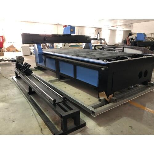 Best price Huayuan 63A cnc plasma cutting machine table plasma cutter for 100mm 200mm 300mm 400mm 500mm 600mm pipe