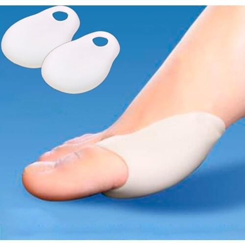 2PCS Silicone Gel Foot Toe Separator thumb valgus protector Bunion Adjuster