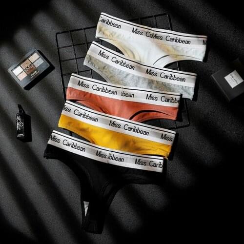 3Pcs Women PantiesFashion Lingerie Soft Cotton Underwear High Waist Shaping Briefs Pure Color Thong Panty Tummy Control