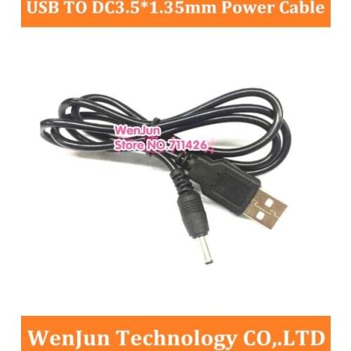 USB to DC3.5*1.35mm Power Cable DC 3.5 DC charging Cable Jack for USB device USB lights /USB fans/5V mini speakers