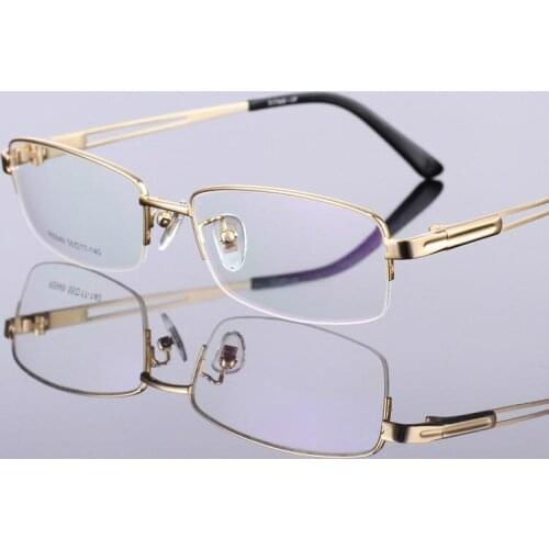 Viodream PURE Titanium Metal Flexible Arm Eyeglasses Prescription Spectacles Glasses Optical Frame free shipping TG949