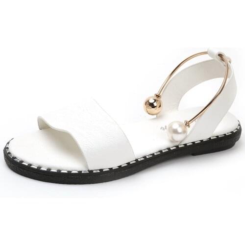 Women Sandals Summer Gladiator Sandals Soft Leather Sandal Shoes Women Ladies Flip Flop Flats Heel Sandalia Plataforma 658
