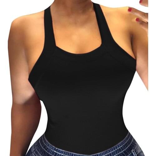 Ladies Sexy Solid Color Camisole Women Summer Fashionable Back Bow Decoration Slim Top Sleeveless Vest for Dating Vacation