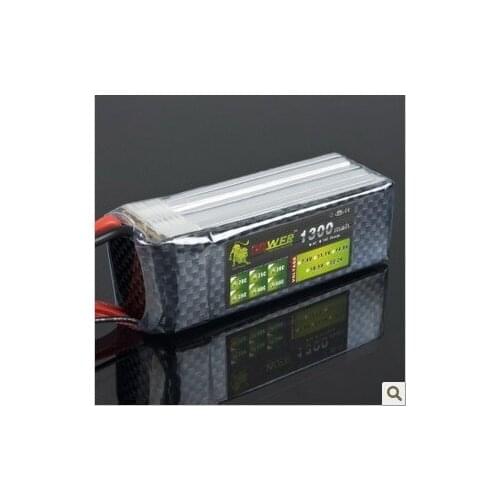 1pcs RC LION 22.2V 1300M 30C Li-po battery for rc helicopter