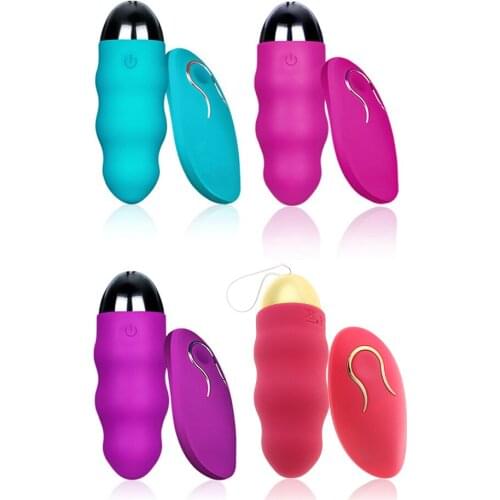 10 Frequency Vibrator Massager USB Rechargeable Stimulator Adult Wireless Remote Control Sex Toy for Women Couples