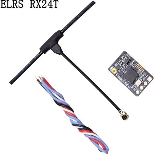 11X18mm ExpressLRS RX24T 2.4G ELRS Radio Nano Long Range Receiver for FPV Racing Freestyle Long Range Drones DIY Parts LR4 LR5