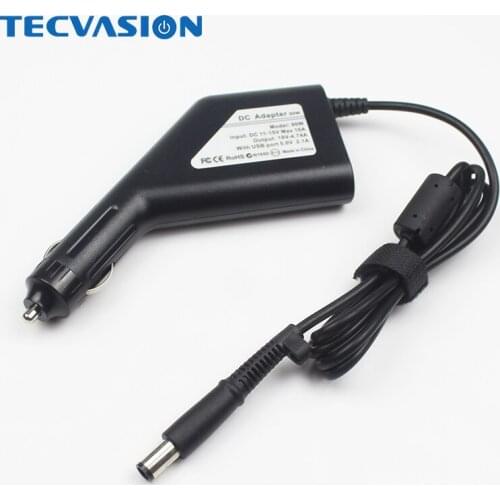 19V 4.74A 7.4*5.0mm 90W Laptop DC Car Charger For Hp Pavilion Dv4 Dv5 Dv6 Dv7 Dv8 2000 Mini Car Chargers Adapter with USB Port