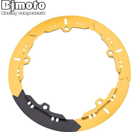 BJMOTO Motorcycle CNC Transmission Belt Pulley Circle Cover For Yamaha Tmax 530 sx/dx 2017-2018