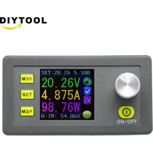 DP50V5A voltmeter color LCD Display Constant Voltage current Step-down Programmable DC Power module buck converter ammeter