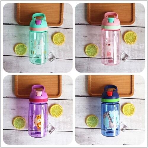 Kids Baby Water Bottle Childrens Straw Cup Baby Portable Feeding Bottle With Straw Leak Proof Durable Water Cup