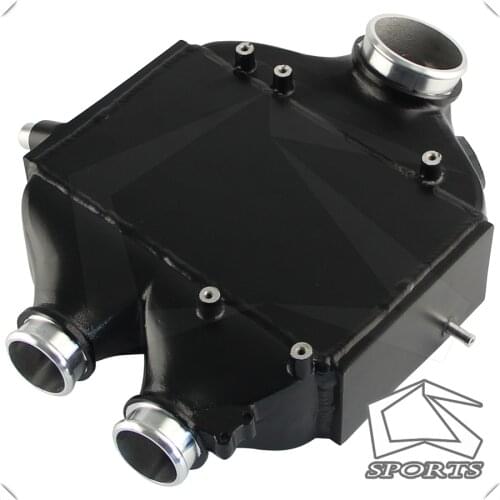 Dual-Pass Top Mount Intercooler RAW Fits for B MW 15-18 M3(F80)/M4(F82/83) 8082R Black