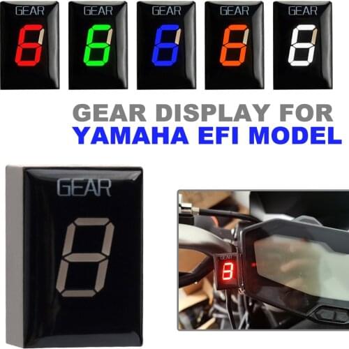Motorcycle Gear Indicator Position Display Ecu Direct Mount Speedometer For Yamaha YZF-R1 R6 XJR400 MT01 MT03 FZ8 FZ1 FZ6 FZ16