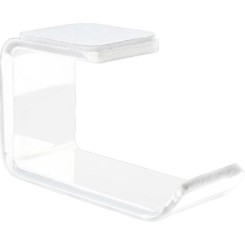Sticky Acrylic Headphone Bracket Sticker Wall Mounted Hook Headset Holder Stand Hanger Hook Storage Accessories B03C