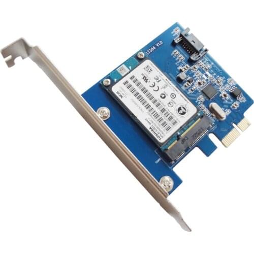 LT304 PCI-E SATA 3.0 + MSATA High-Speed Transmission Desktop Dedicated Expansion Card Q00434