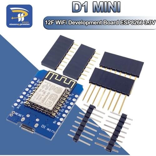 ESP8266 ESP-12F ESP12 CH340G WeMos D1 Mini Module Nodemcu D1 Mini WiFi Development Board Micro USB 3.3V Based On Digital Pin