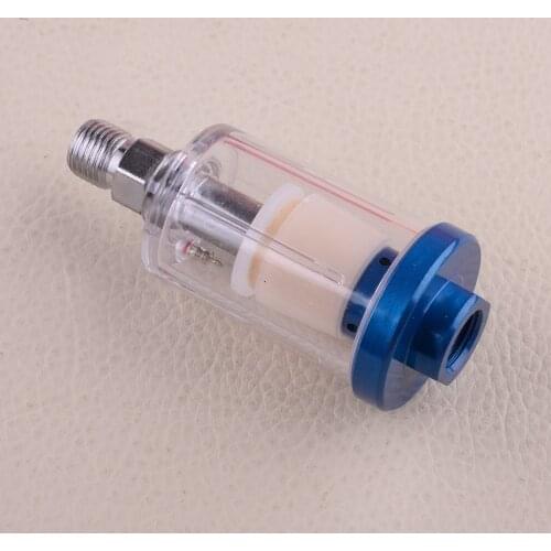 New Car Oil Water Separator Trap 1/4" Air Compressor Filter Paint Spray Tool Fitting Fit for Small Pneumatic Tools Air Intake