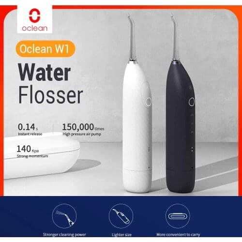Oclean W1 dental irrigator cordless oral irrigator dental floss USB portable rechargeable electric dental irrigator brand new