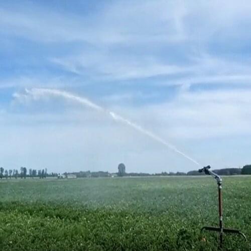Super big spray gun farmland irrigation sprinkler radius 23-84M 360 degree rotating angel 16-46 degree adjustable rain gun M079