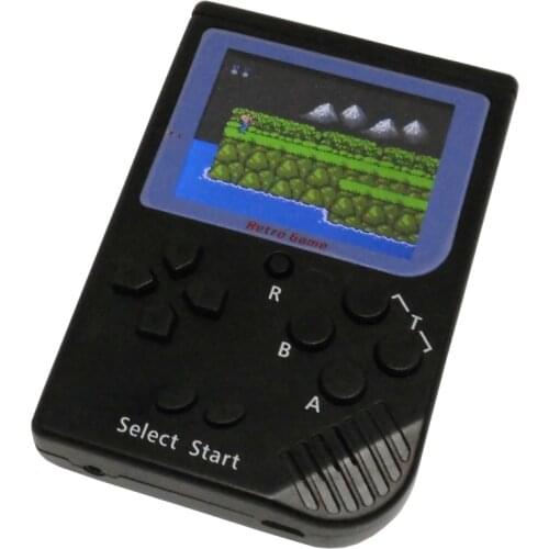 Portable 8-Bit 2.5 Inch Color LCD Retro Mini Handheld Game Consoles Built-in 188 Classic games Kids Game Player With Color Box