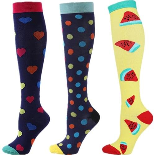 Size S-XXL Running Men Women Compression Socks Fit Medical, Edema,Diabetes,Varicose Veins,Circulation,Calf Compression Stockings