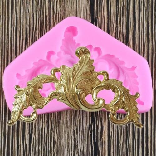 DIY Scroll Relief Silicone Mold Fondant Cake Border Molds Cake Decorating Tools Chocolate Gumpaste Mould Baking Tools