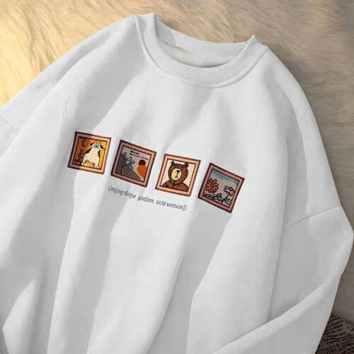 2021 Autumn Womens Hoodies Oversize Female Loose Cotton Solid Thicken Warm Women Sweatshirts Lady Fashion Plus Size