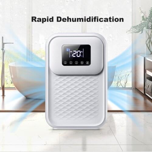 Rapid Dehumidifier Smart Air Purifier Electric Refrigerant Dehumidifier Automatic Defrost Humidistat Control