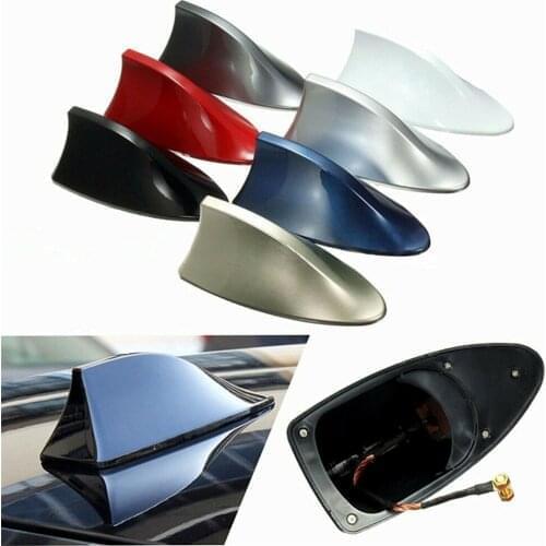 Universal Shark Fin Car Radio Shark Antenna Radio FM Signal Design Aerials Antenna Car Styling Decoration Shark fin antenna