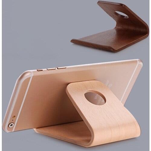 Universal Mobile Phone Support Stand Wooden Support Base For Lazy People Can Be Used As A Gift Mobile Phone Stand