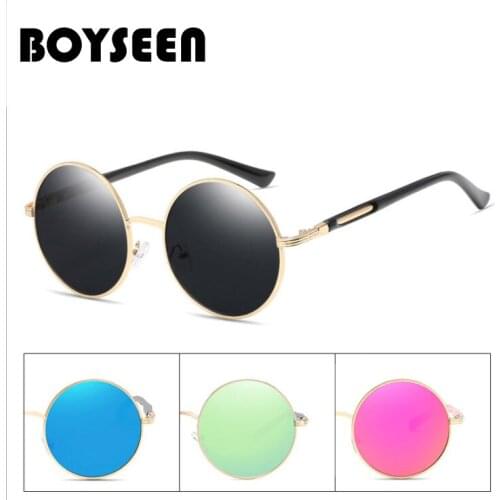Girlview Vintage Round Sunglasses Women Fashion trend vacation UV protection sunglasses