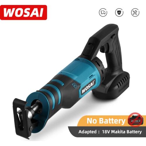 WOSAI 20V Brushless Electric Reciprocating Saw Adjustable Three Orientations Modes Cutting Saw Portable Cordless Power Tools