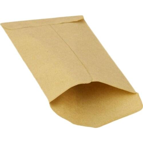 100 pcs/pack Small Kraft Paper Gift Candy Bag Vintage Wedding Brown Paper 6*10cm