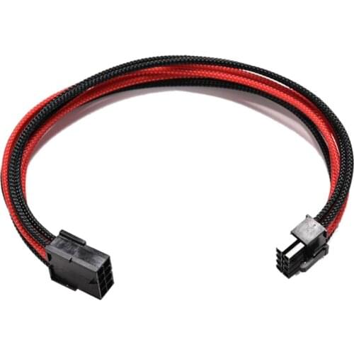 8Pin to 4+4Pin PC Module Power Extension Cable CPU 8Pin Power Adapter Extension Cables 18AWG Line 30cm