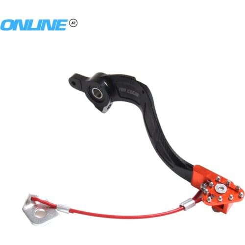 Free Shipping CNC Alloy Billet Brake Pedal For SX SXF EXC125-530 08-13 Motorcycle Off Road Motocross Dirt Bike